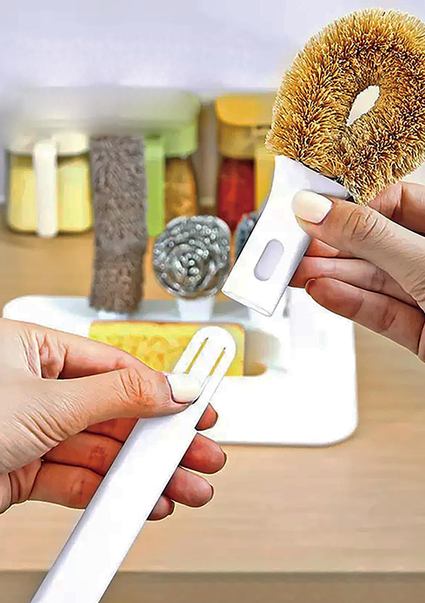 P17 Flaschenbürstenset mit Aufbewahrungshalter