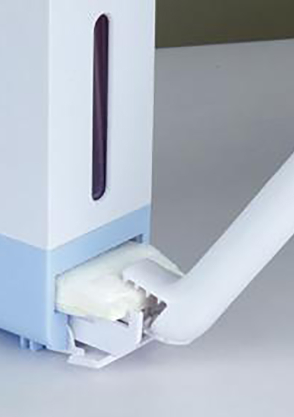 R2 Innovative auflösbare Toilettenbürste mit automatischer Abgabe