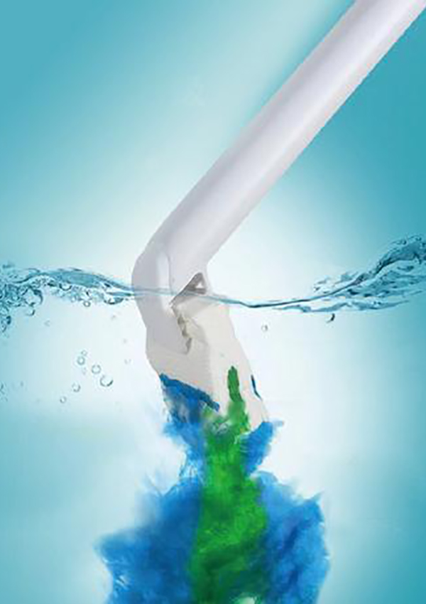 R2 Innovative auflösbare Toilettenbürste mit automatischer Abgabe