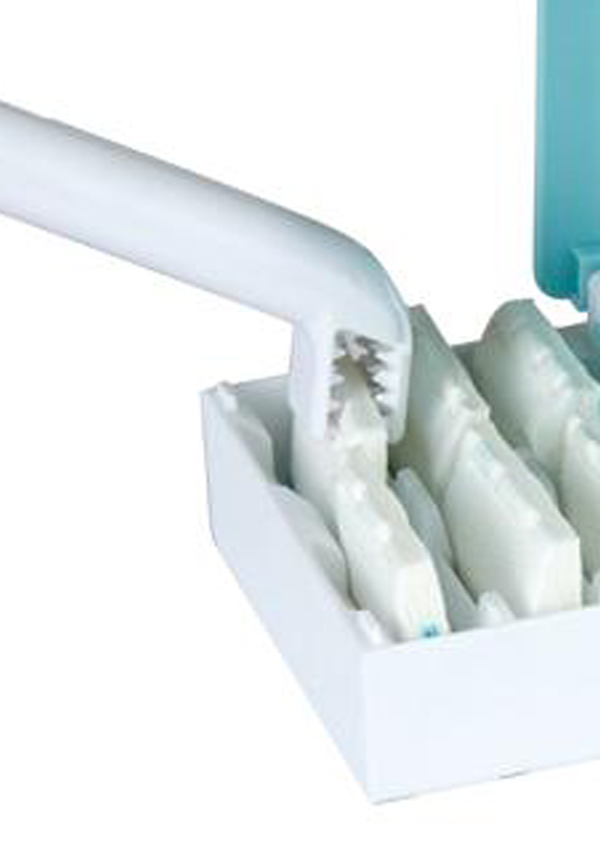 R2 Innovative auflösbare Toilettenbürste mit automatischer Abgabe