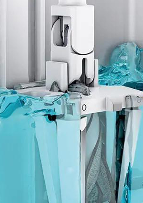 T7 Freihändiger Flachmopp mit Eimer